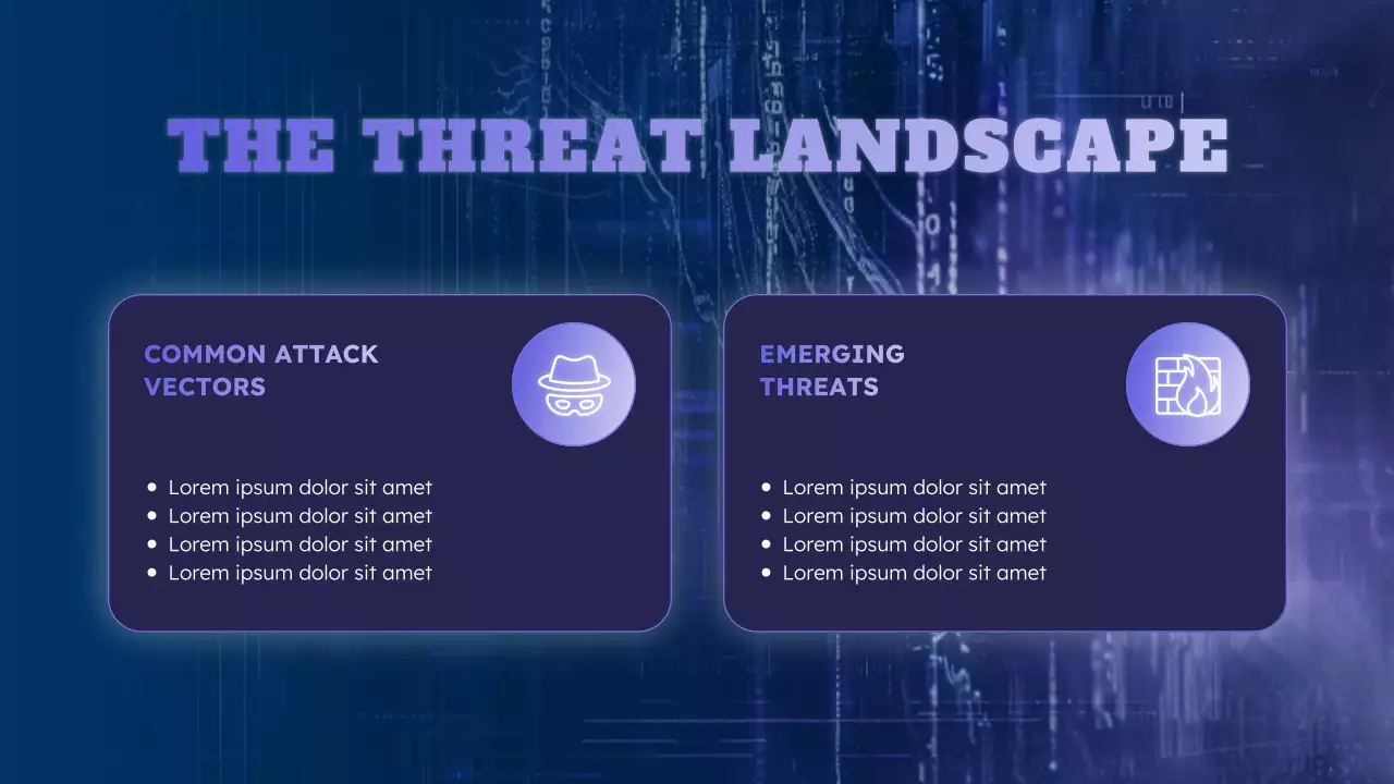 Blue Futuristic Cyber Safety Lecture Presentation