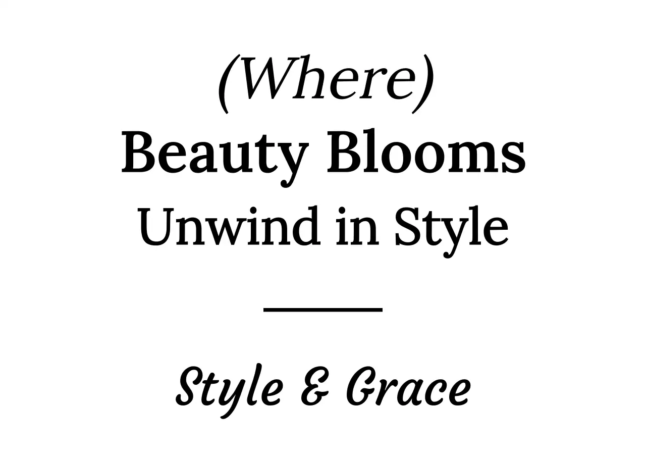 白黒 シンプル 美容 サロン文章