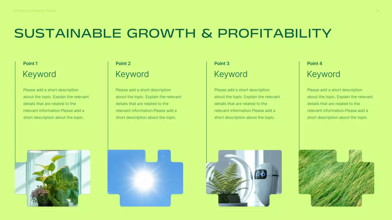 Green Modern Renewable Investment Promotion Presentation