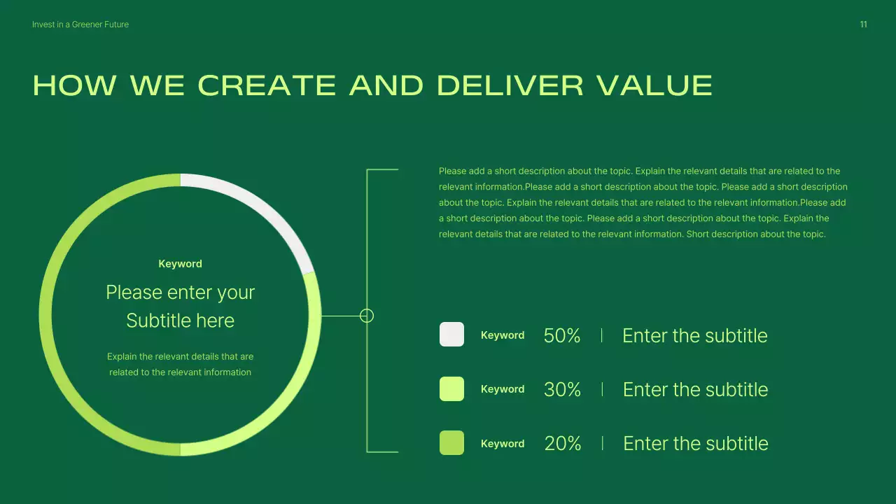 Green Modern Renewable Investment Promotion Presentation