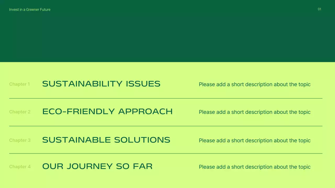 Green Modern Renewable Investment Promotion Presentation