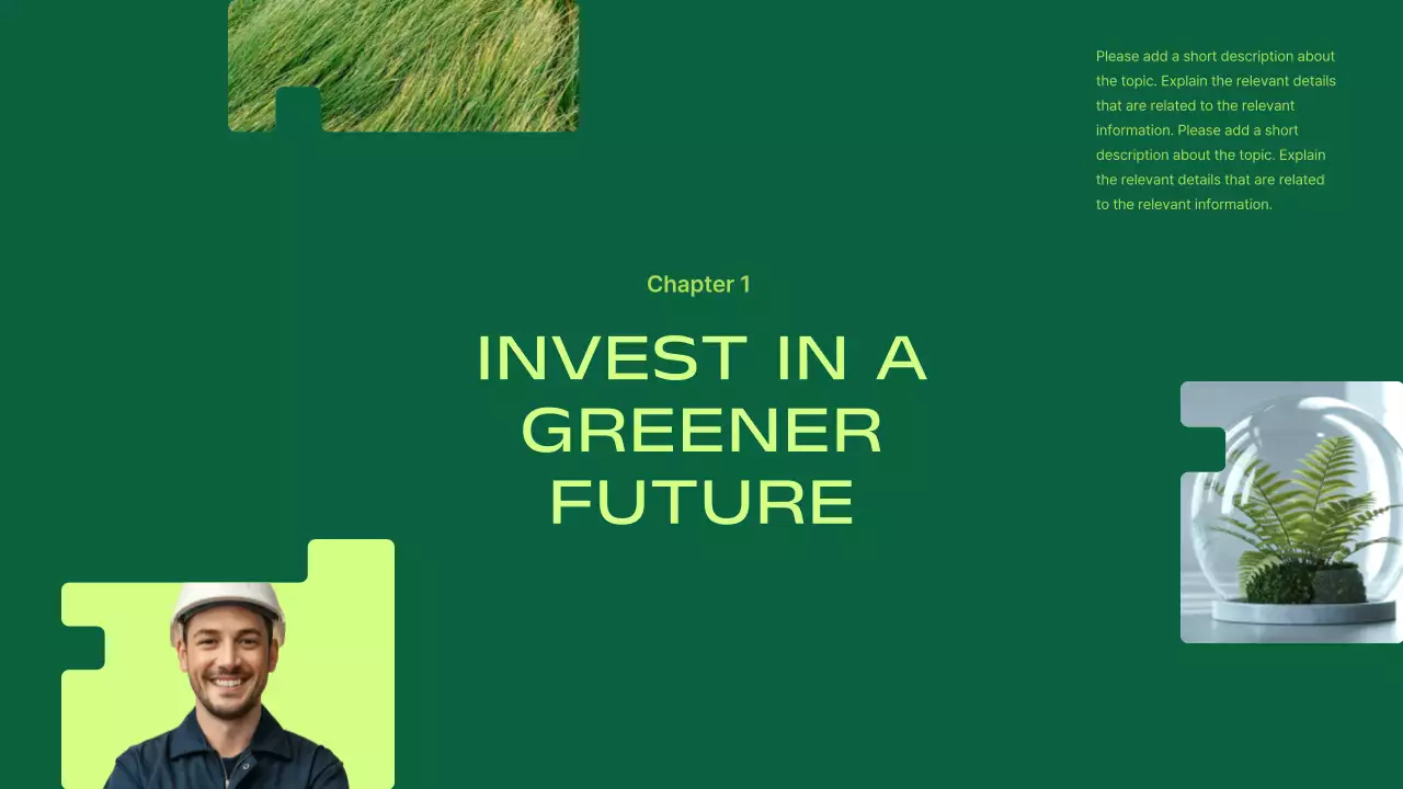 Green Modern Renewable Investment Promotion Presentation