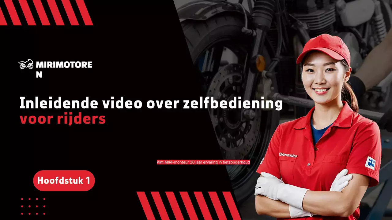Introductievideo voor zelfonderhoud van de Clean Red and Black Rider