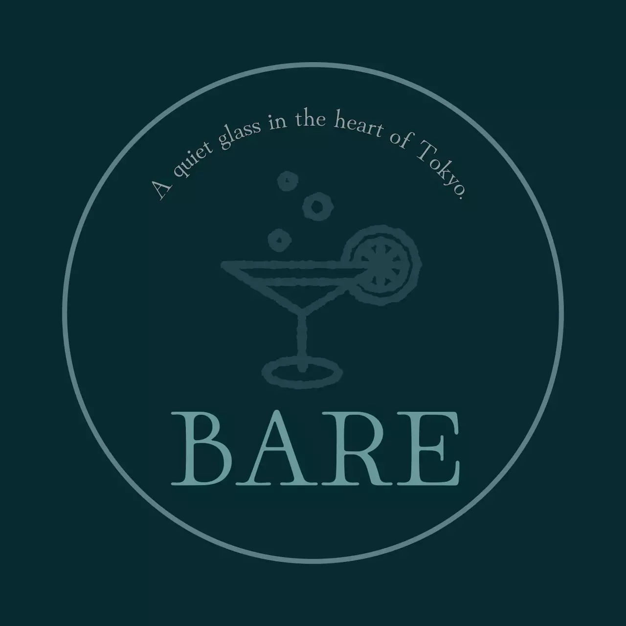 黒 シンプル バー ロゴ