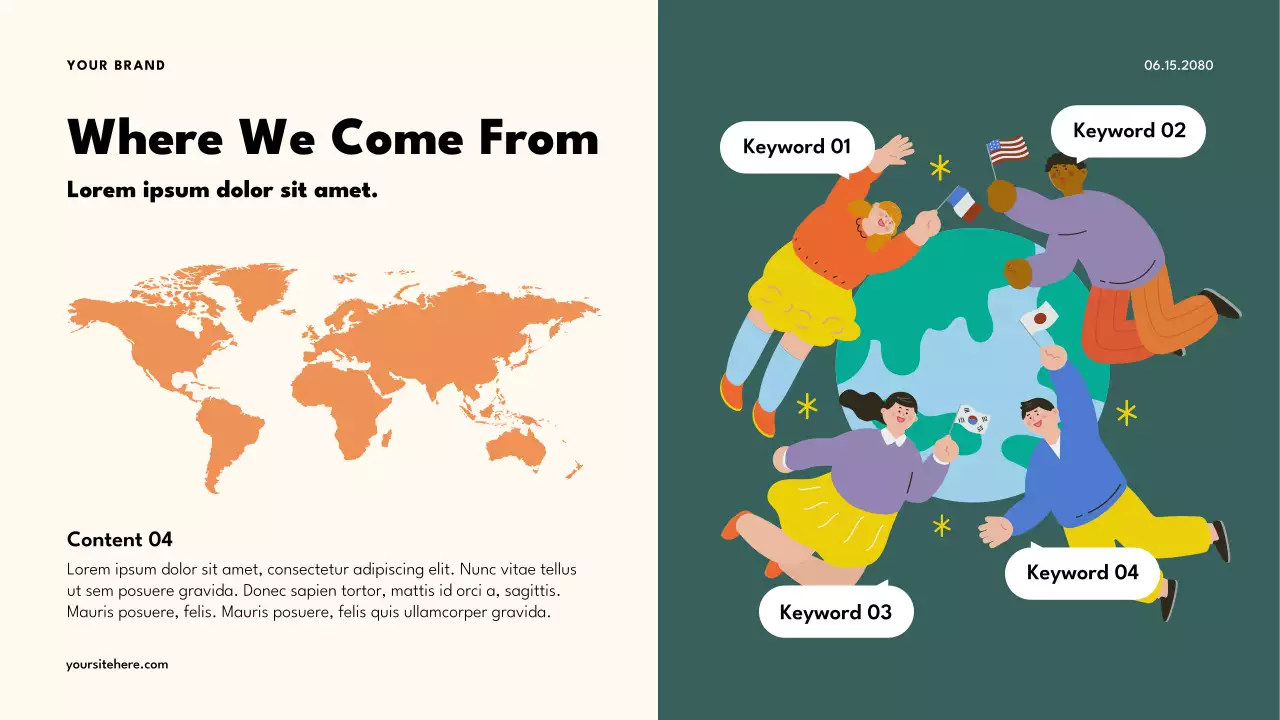 Bài thuyết trình của lớp đa văn hóa Orange Retro