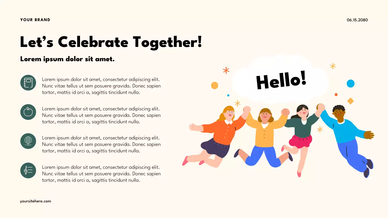 Bài thuyết trình của lớp đa văn hóa Orange Retro