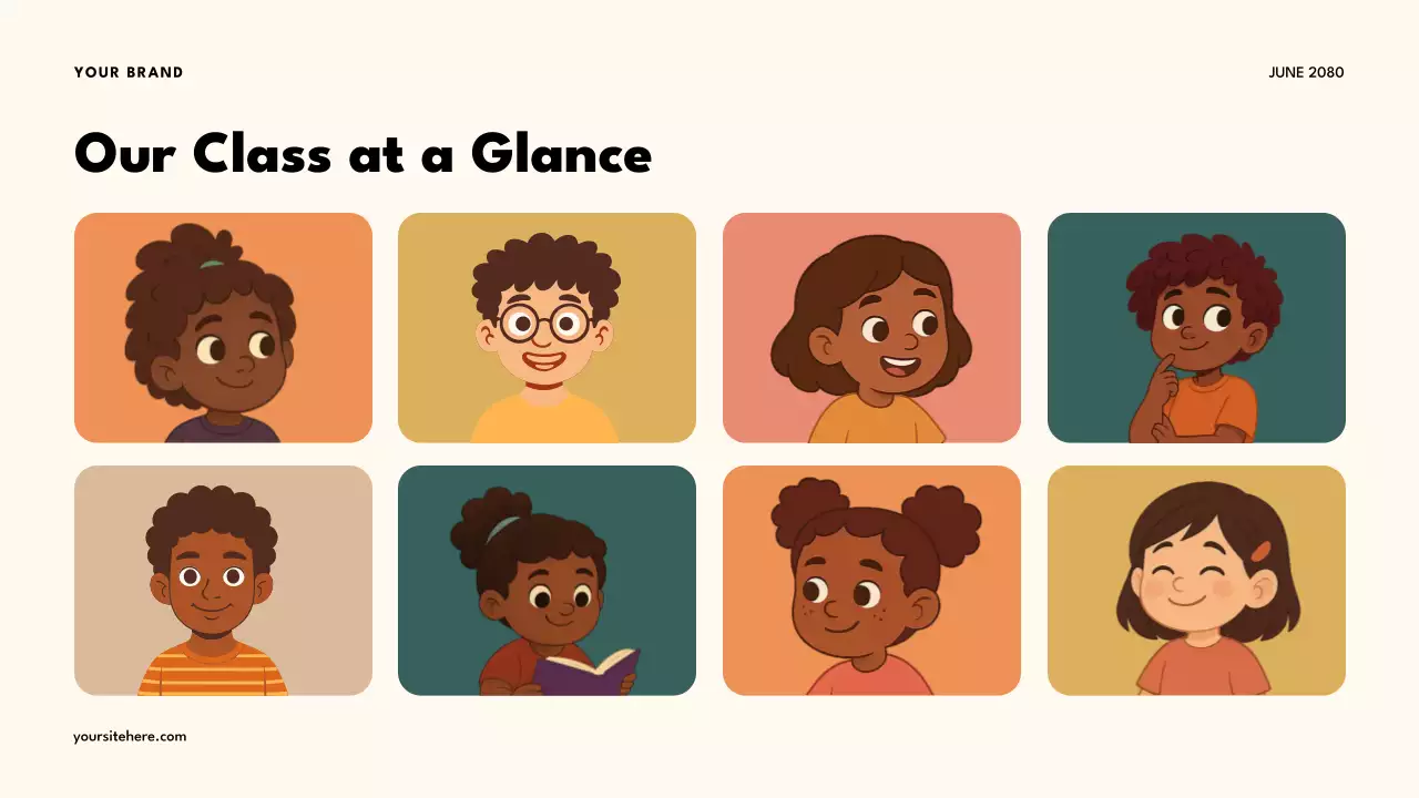 Bài thuyết trình của lớp đa văn hóa Orange Retro