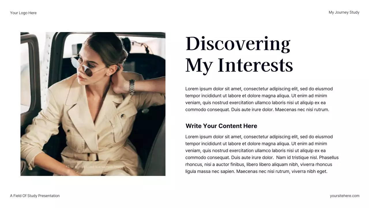 Grey Modern Career Path Presentation