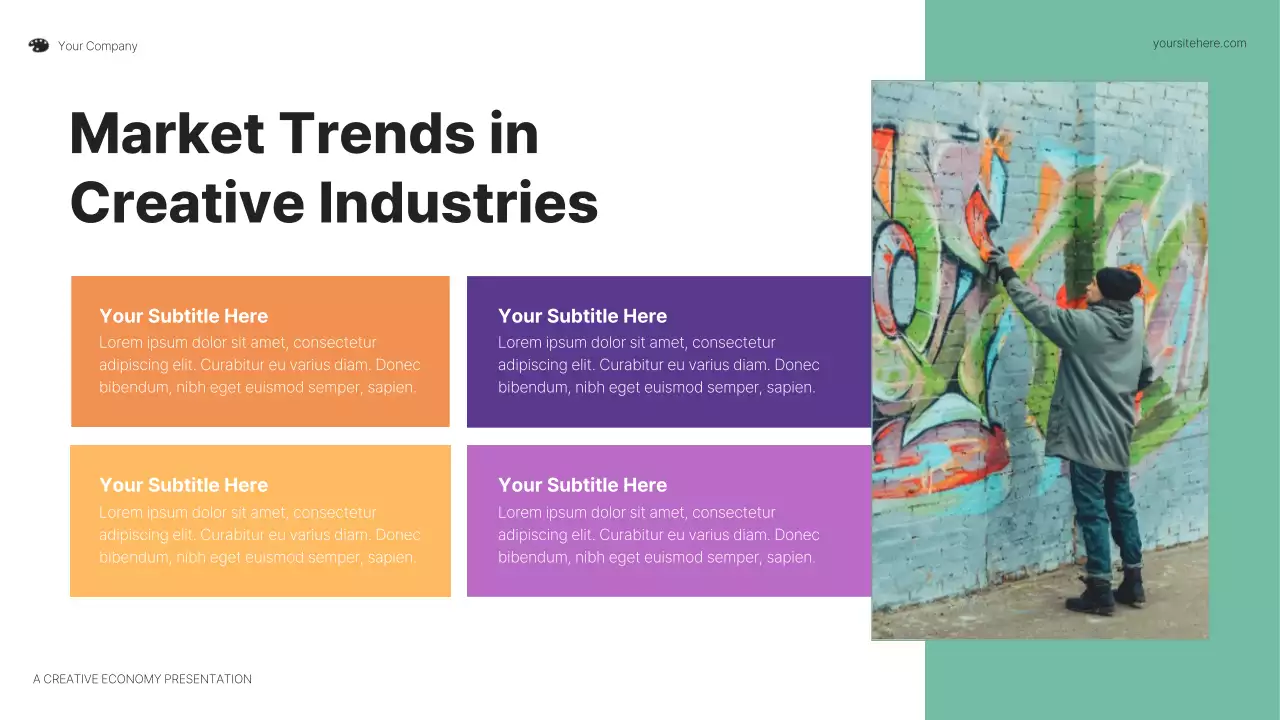 Colorful Artist Opportunities Guide Presentation