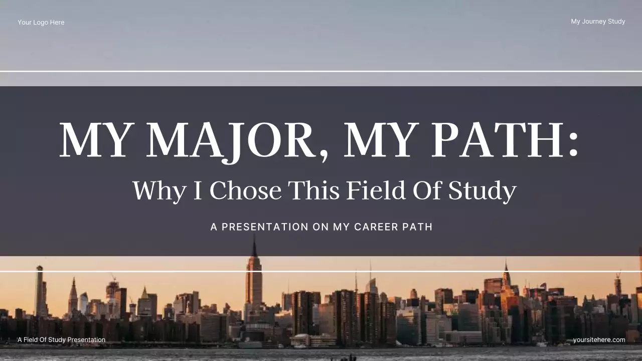 Grey Modern Career Path Presentation