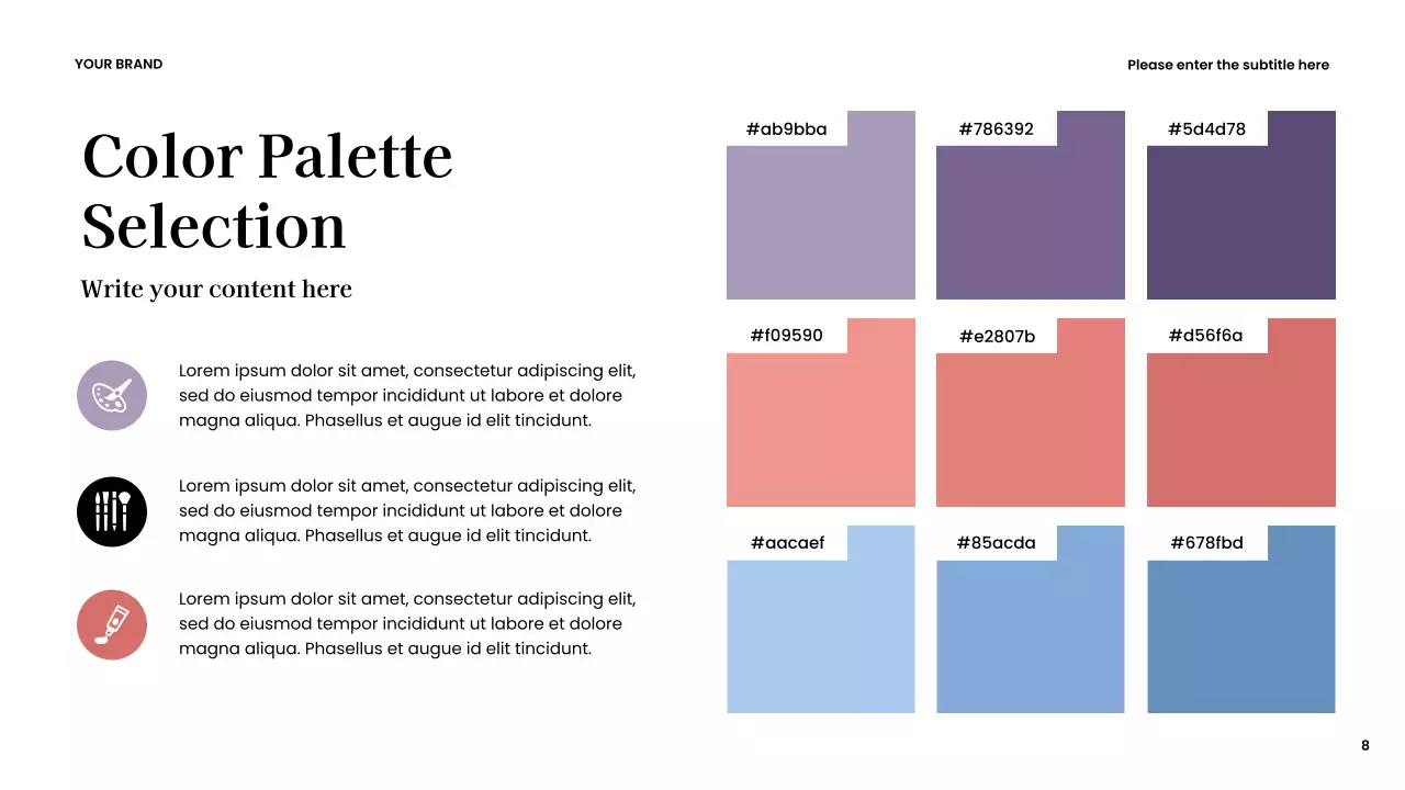 Brown Modern Creative Journey Presentation