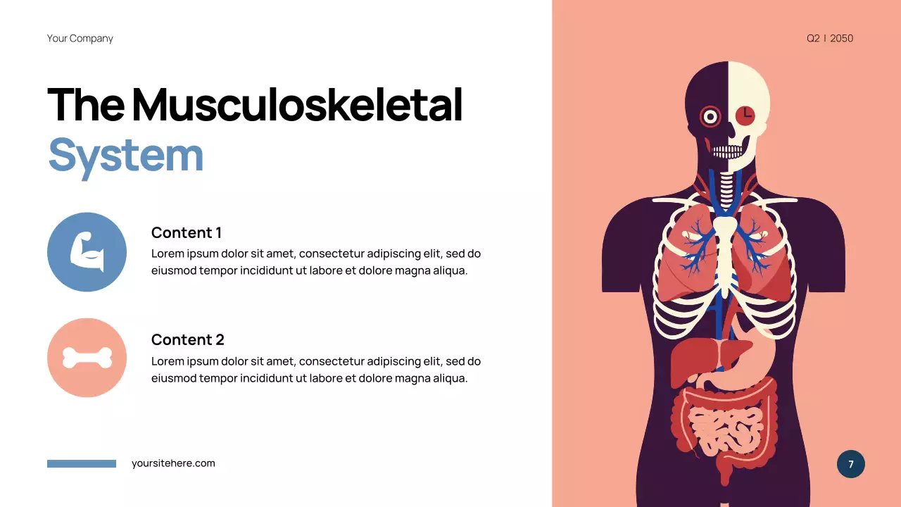 Blue Modern Anatomy Presentation