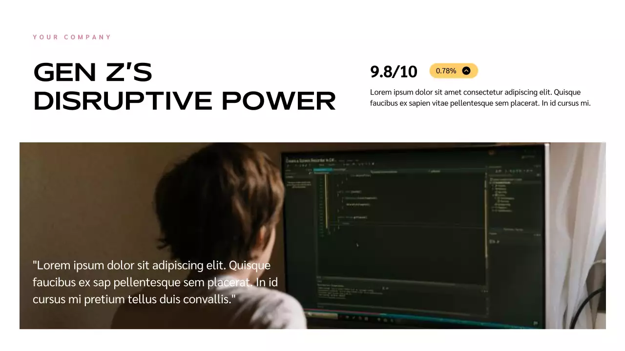 Black Trendy Gen Z Influence Lecture Presentation