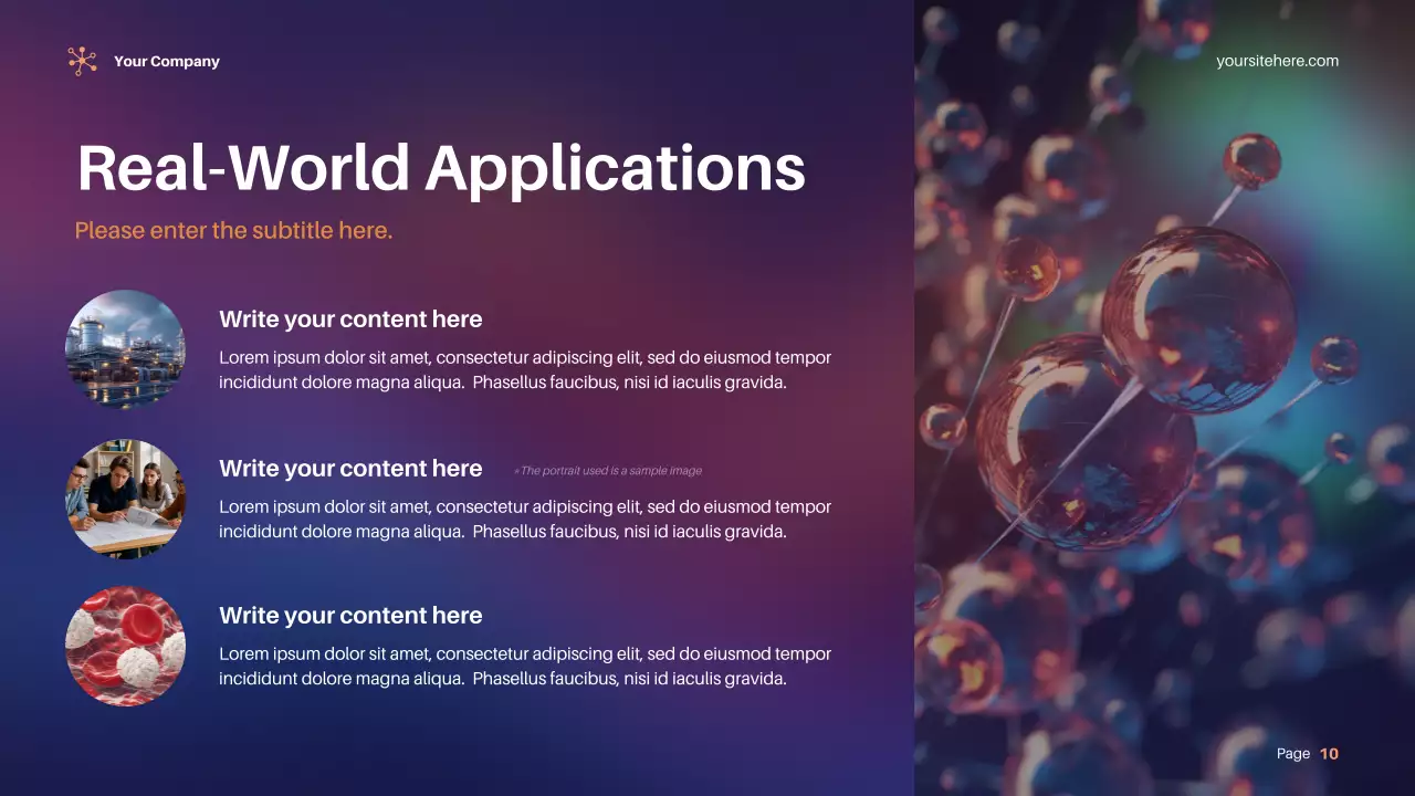 Bài giảng Khoa học về Bảng tuần hoàn các nguyên tố hóa học hiện đại màu tím