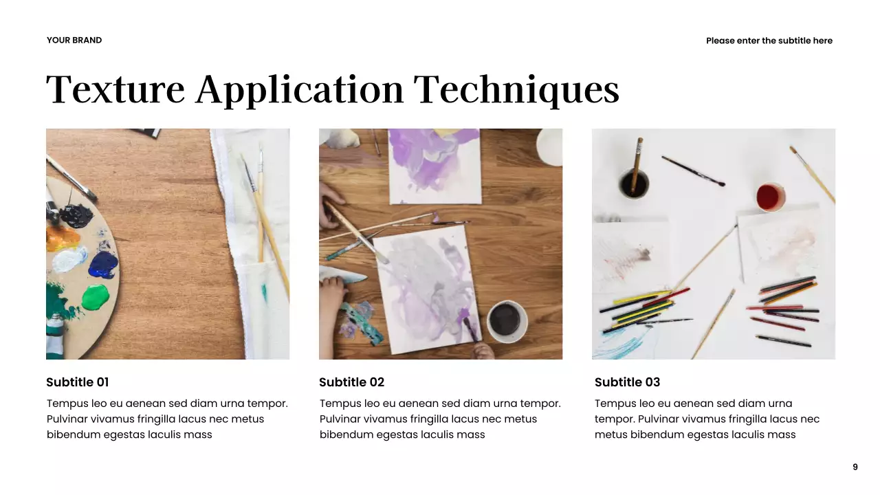 Brown Modern Creative Journey Presentation