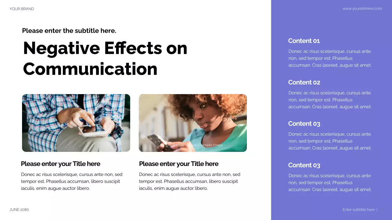 Purple Modern Social Media Presentation