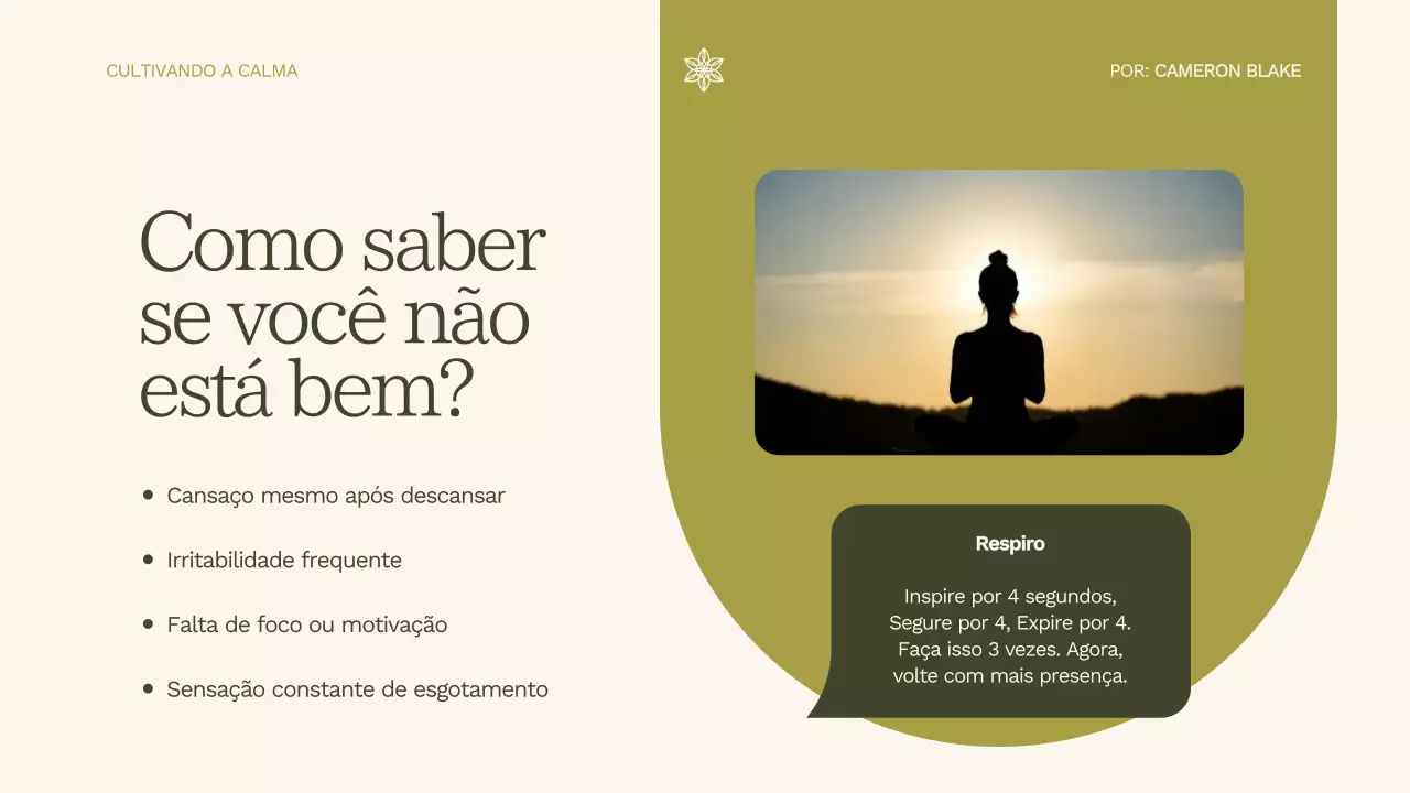 Apresentação do Guia de Bem-Estar Minimalista Roxo