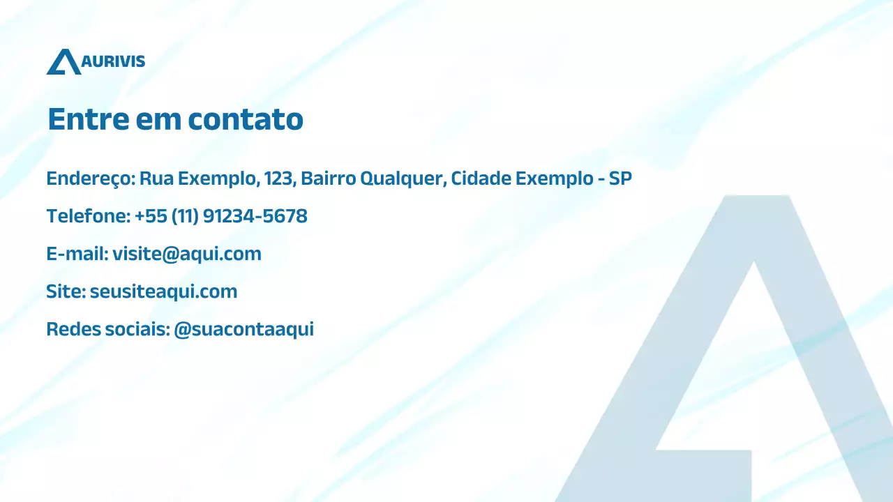 Apresentação do Anúncio de Saúde Mental Moderna Azul