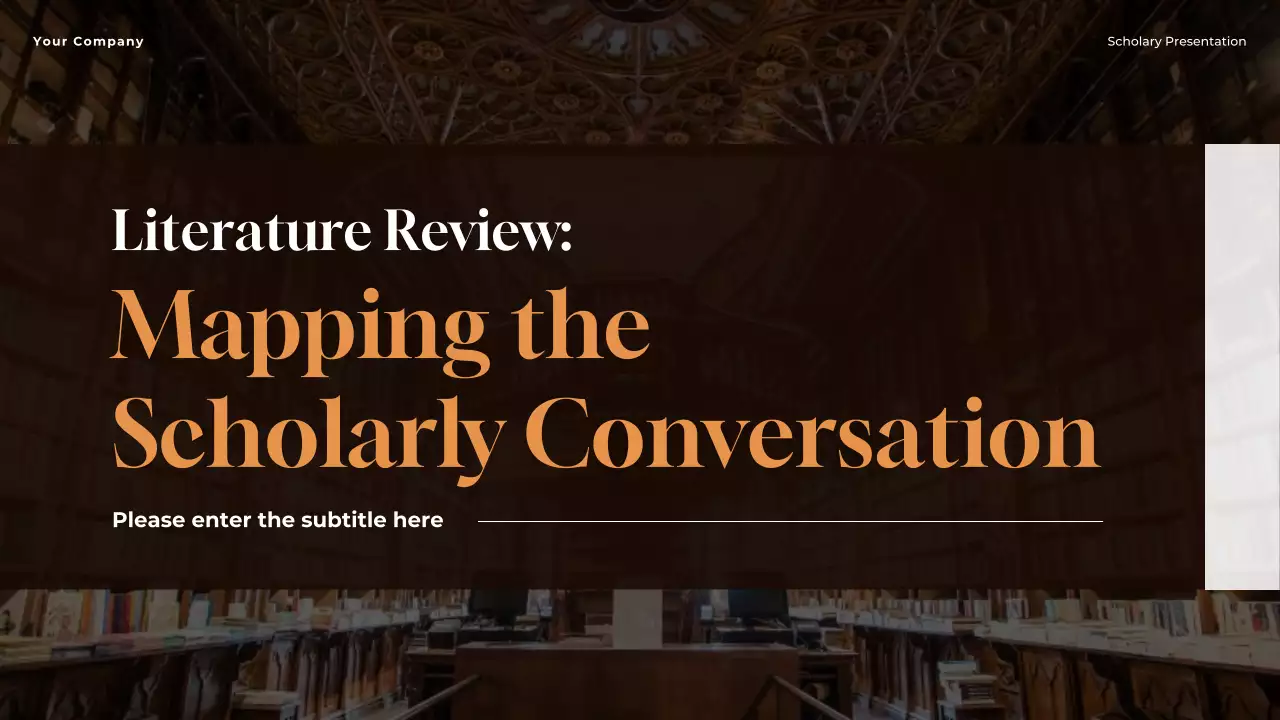 Brown Classic Literature Review Presentation