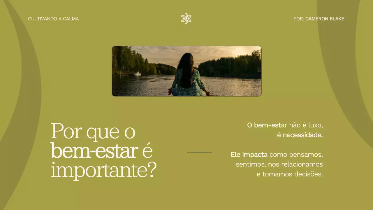 Apresentação do Guia de Bem-Estar Minimalista Roxo