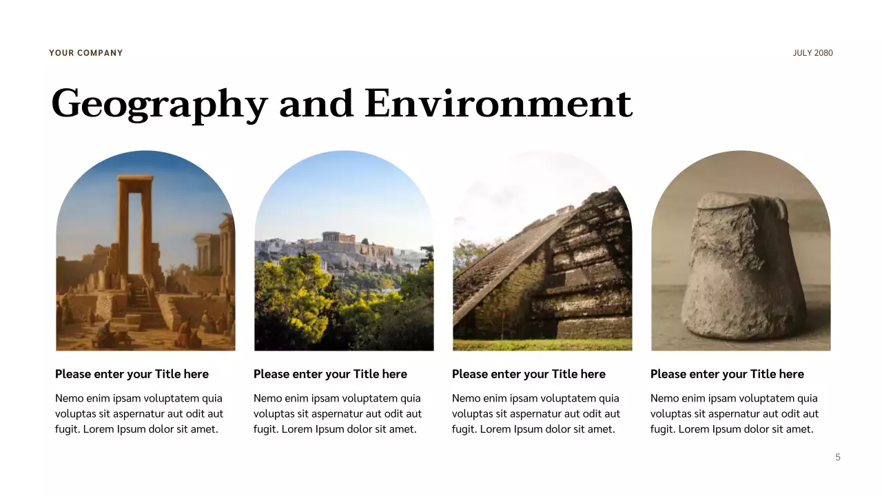 Beige Classic Historical Civilization Lecture Presentation