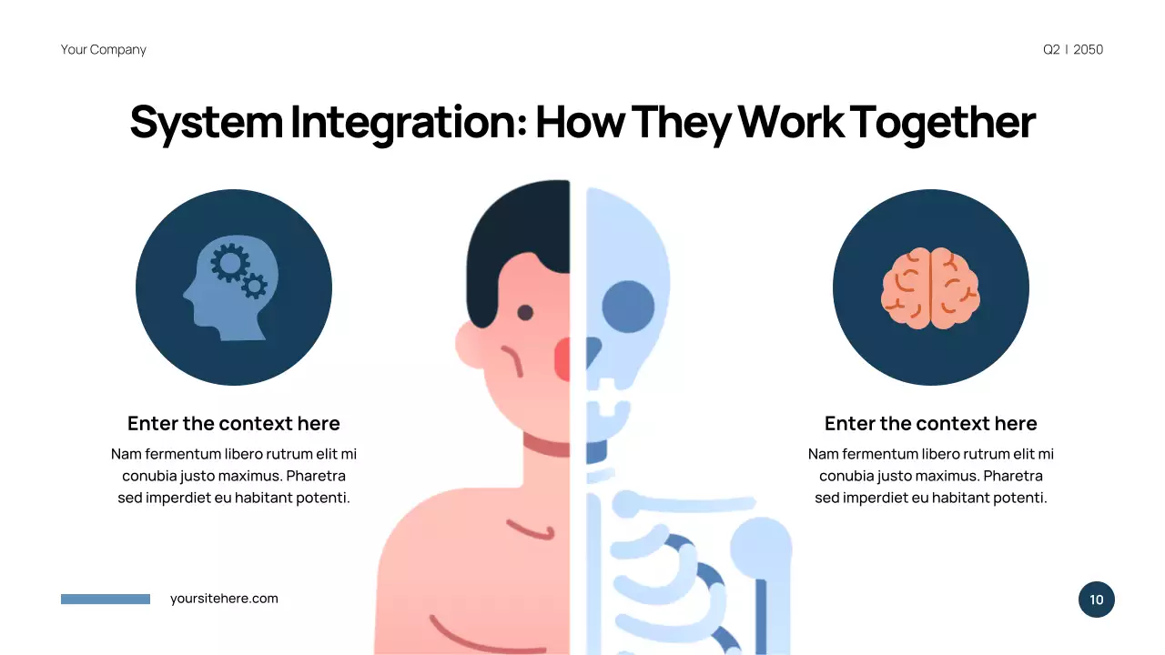 Blue Modern Anatomy Presentation