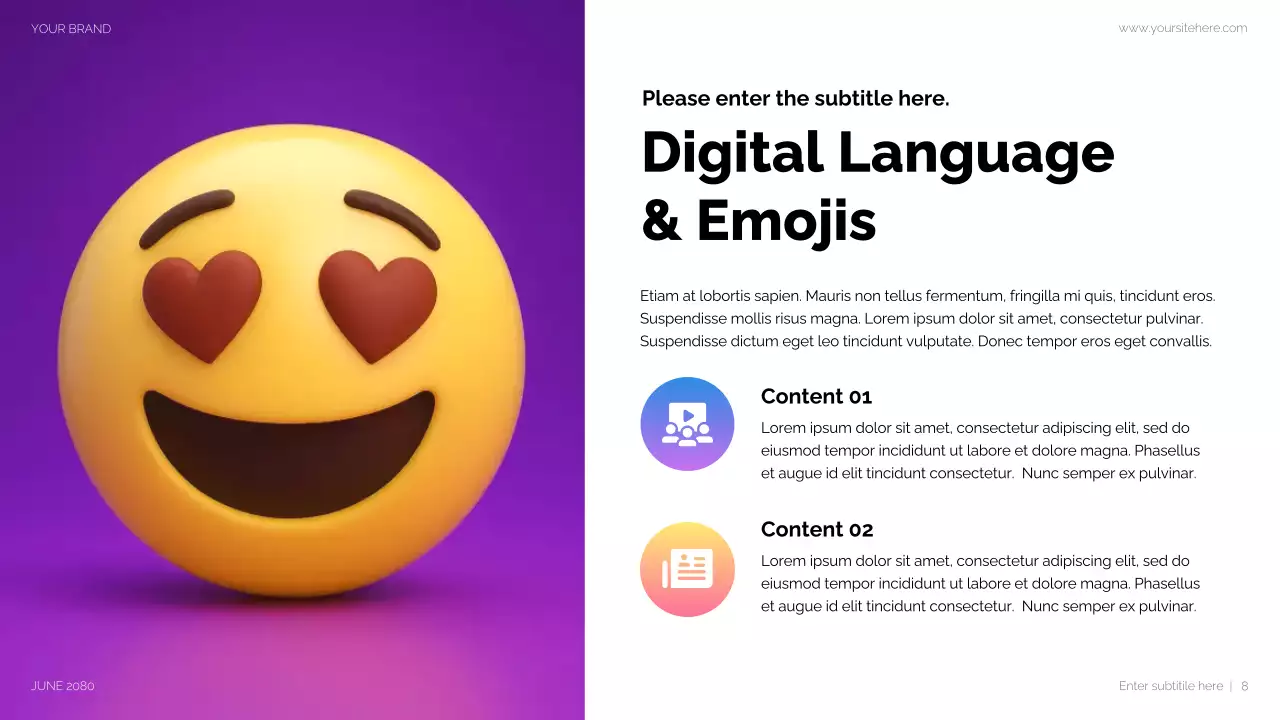 Purple Modern Social Media Presentation