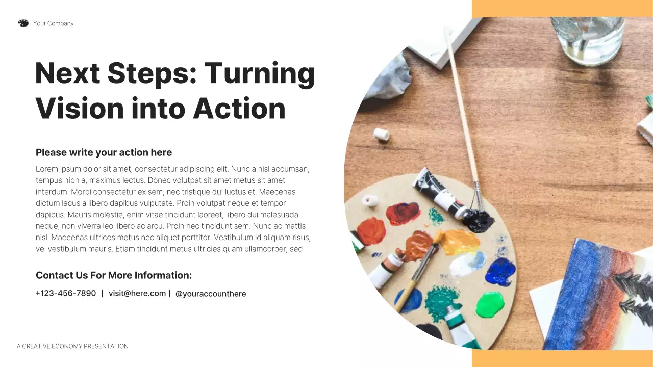 Colorful Artist Opportunities Guide Presentation