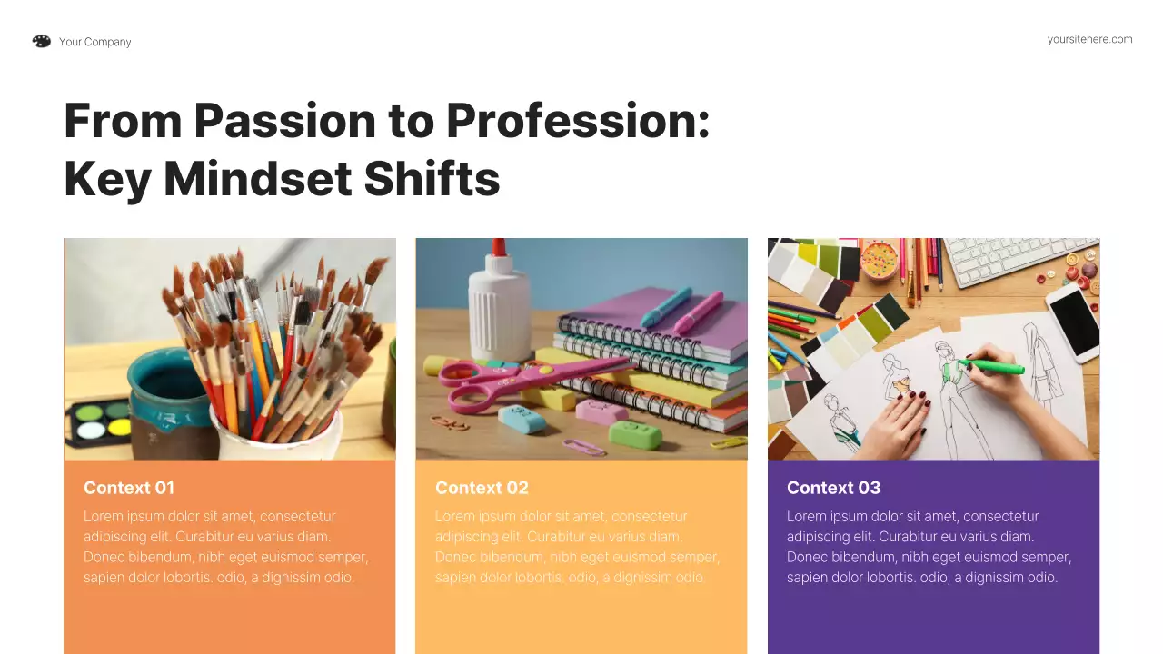 Colorful Artist Opportunities Guide Presentation