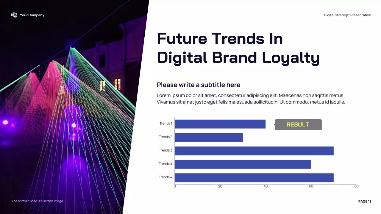 Blue Modern Digital Typography Strategy Presentation