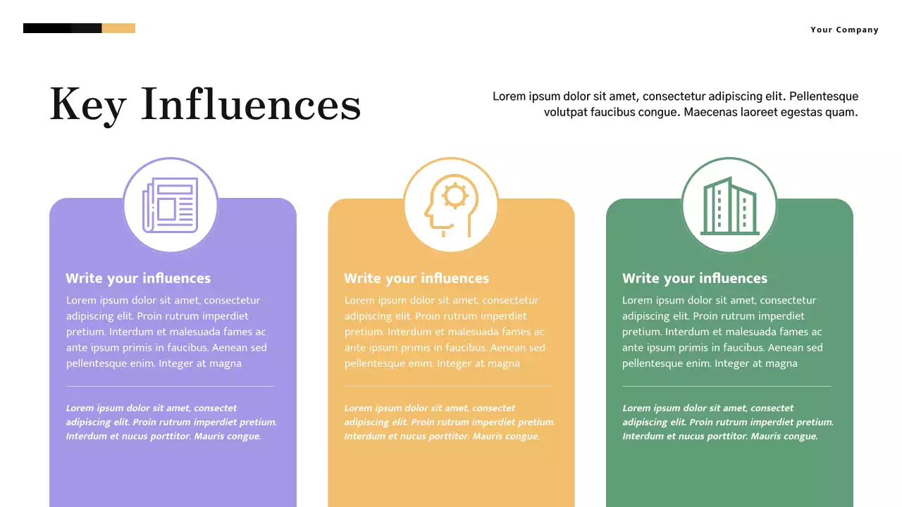 Yellow and Cream Minimalist Modern Academic Journey Presentation