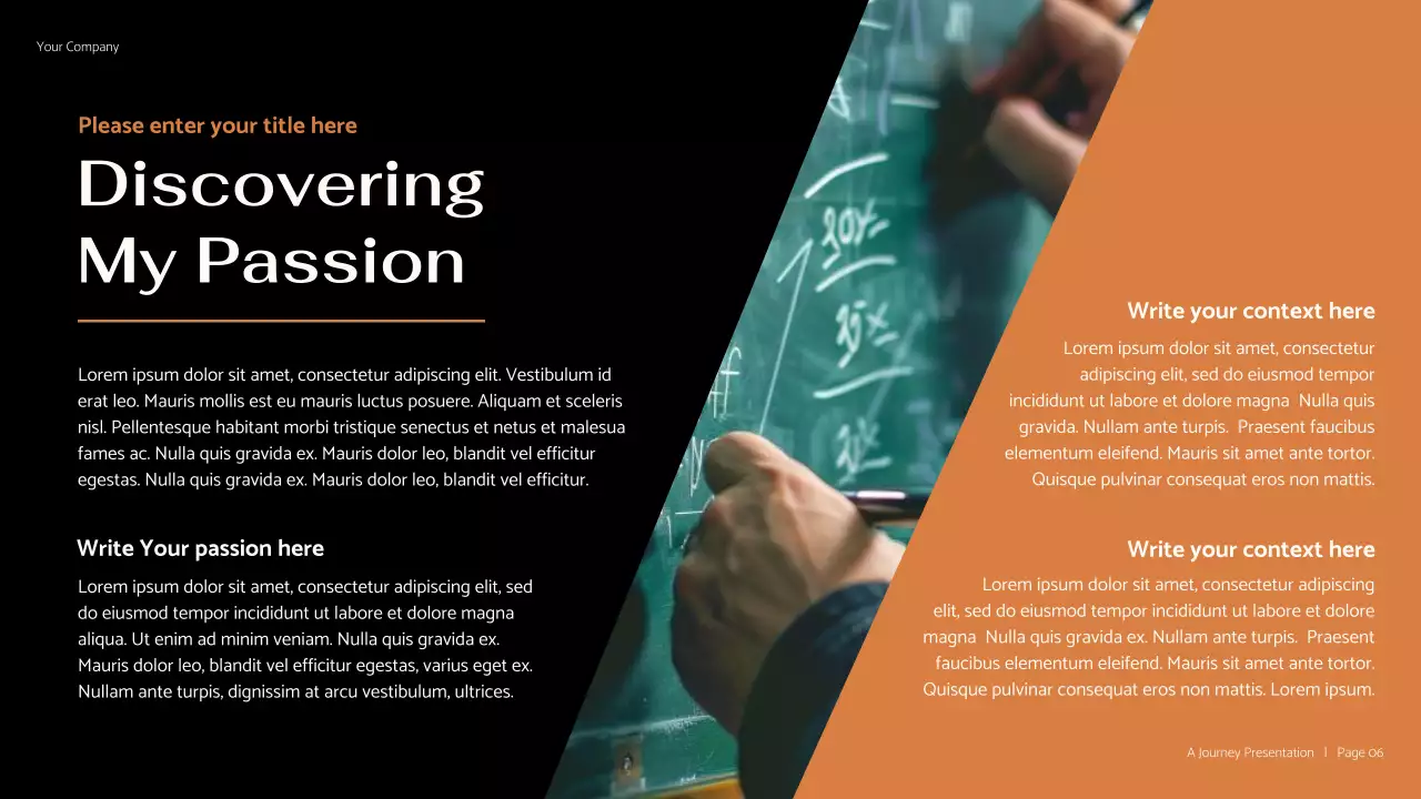 Brown Minimal Personal Journey Presentation