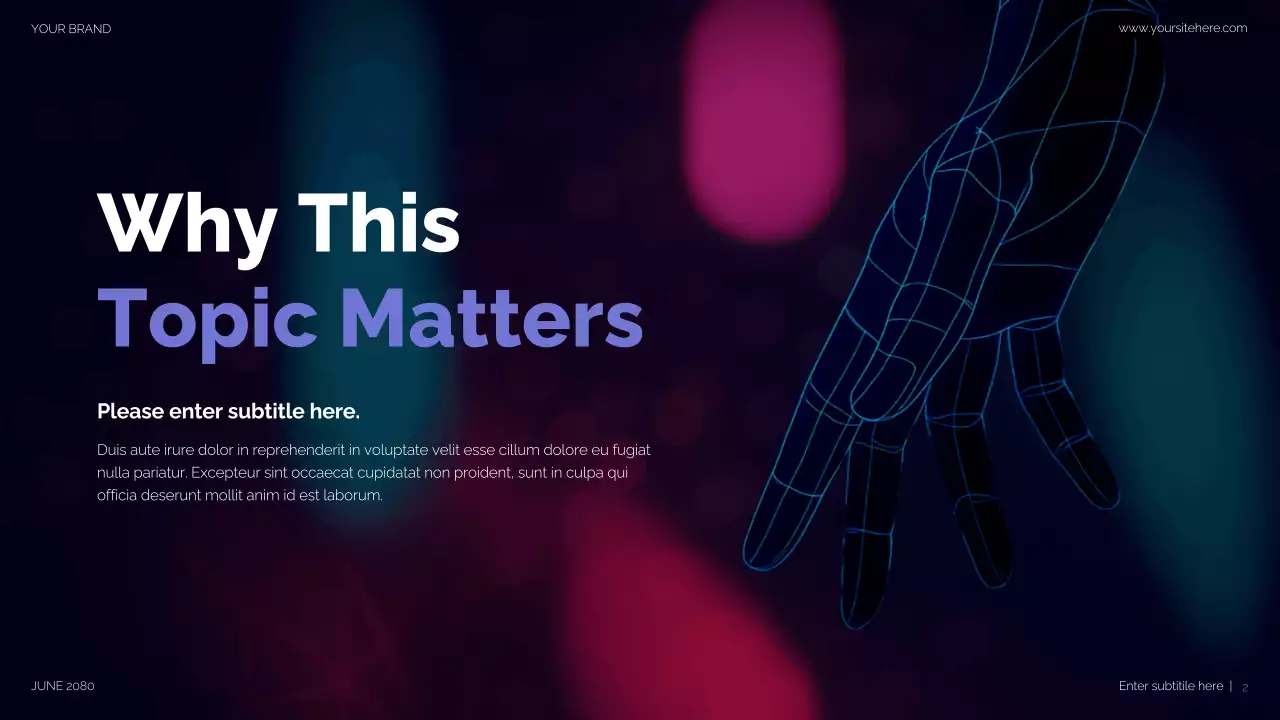 Purple Modern Social Media Presentation