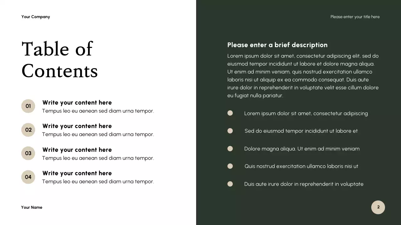 Green Classic Crisis Response Presentation