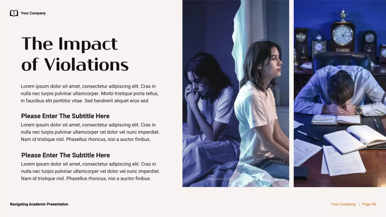 Brown and Orange Minimal Academic Integrity Lecture Presentation