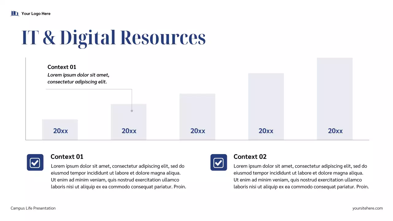 Blue Modern Campus Life Guide Presentation