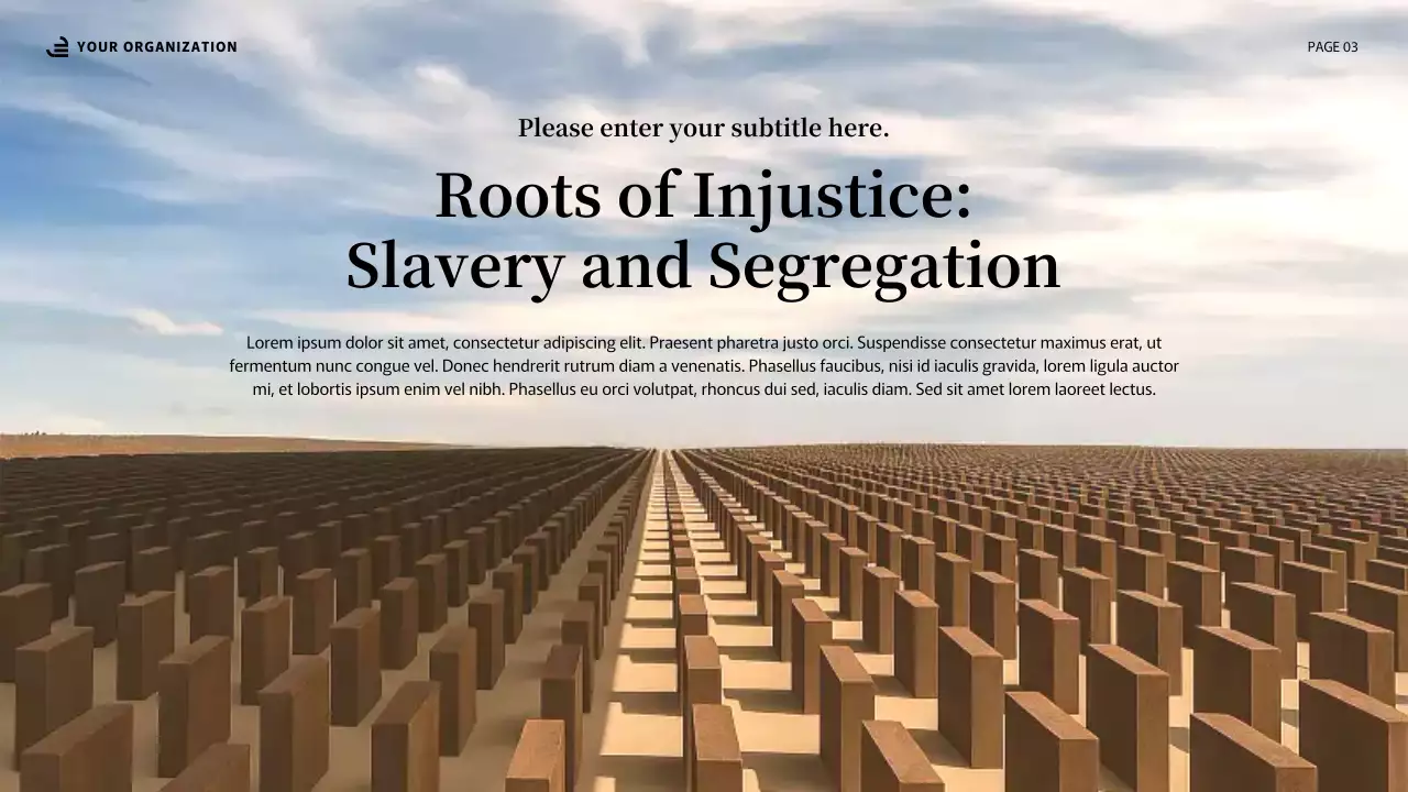 Beige Abstract Equality Lecture Presentation