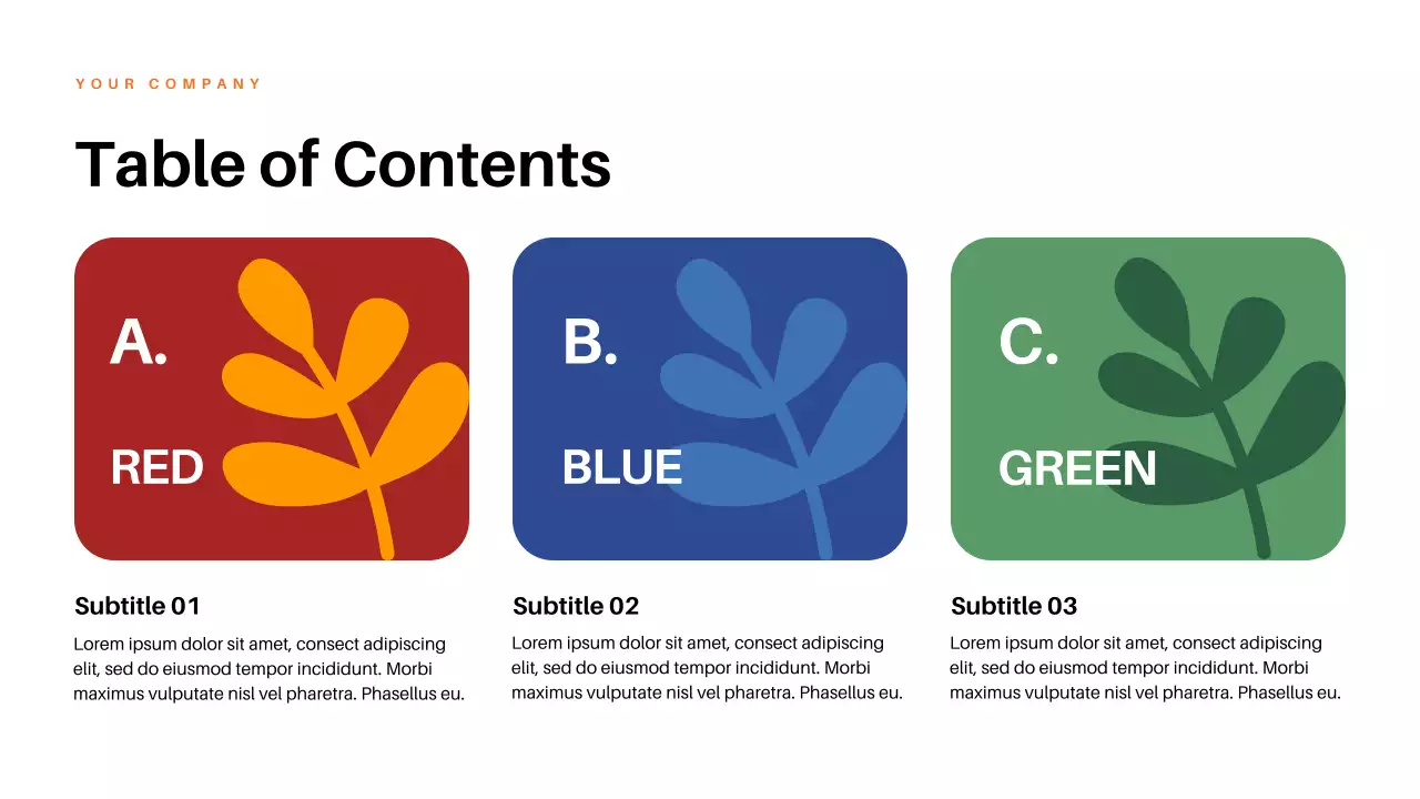 Red Aesthetic Colors in Nature Lecture Presentation