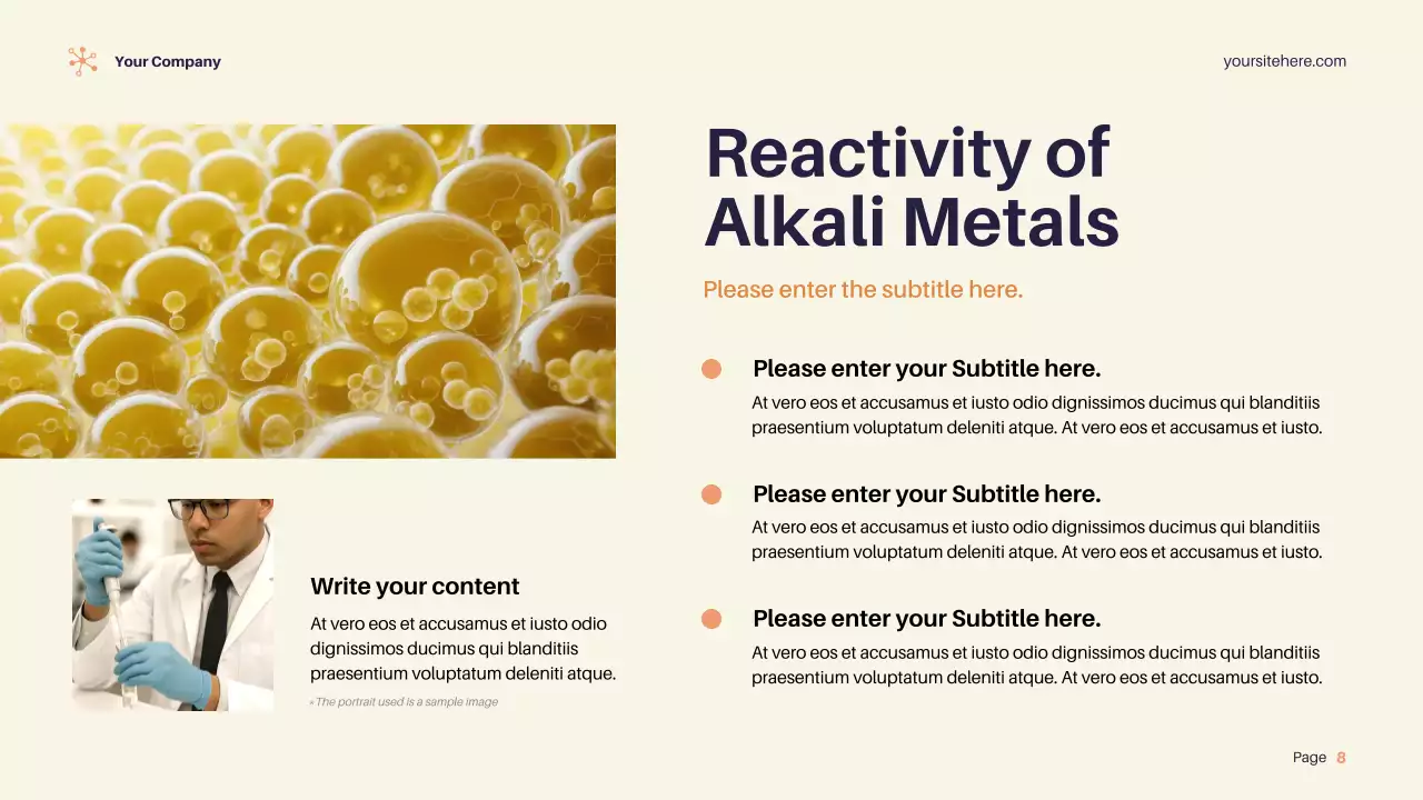 Bài giảng Khoa học về Bảng tuần hoàn các nguyên tố hóa học hiện đại màu tím