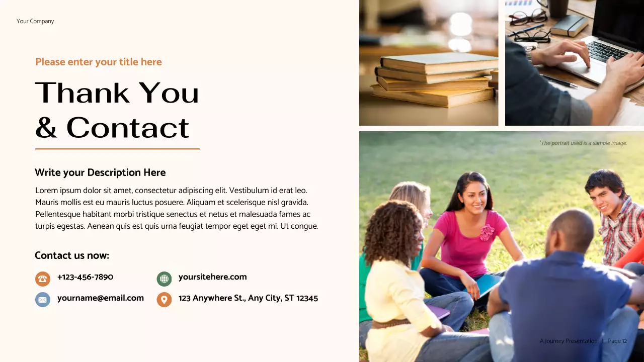 Brown Minimal Personal Journey Presentation