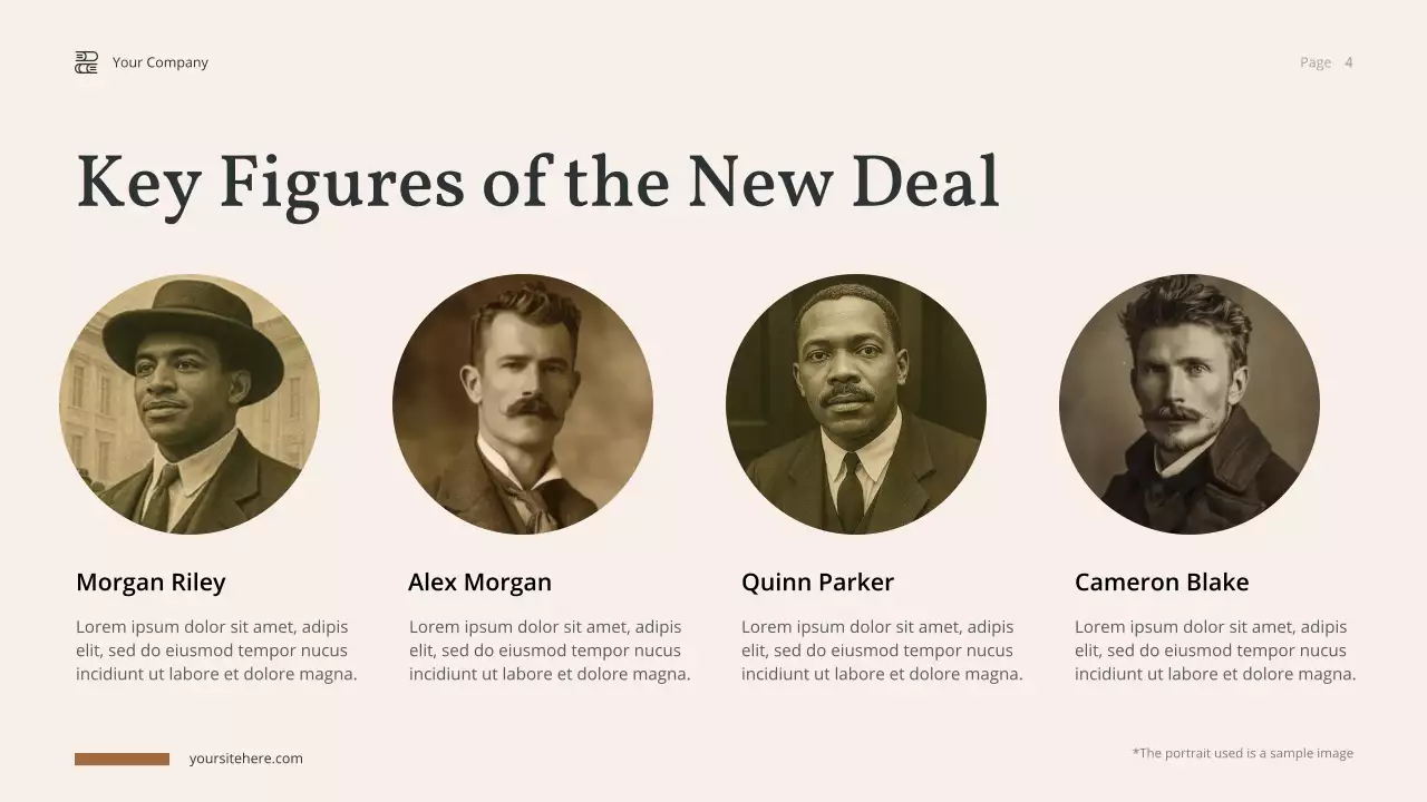 Brown Vintage American History Lecture Presentation