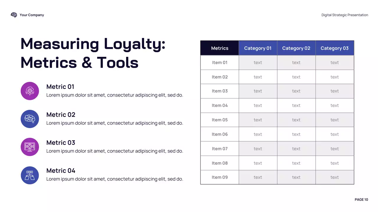 Blue Modern Digital Typography Strategy Presentation