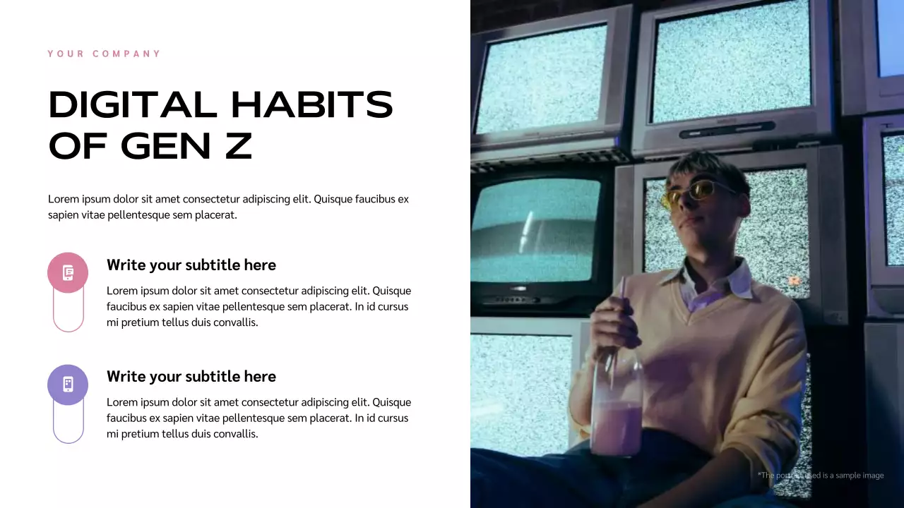 Black Trendy Gen Z Influence Lecture Presentation