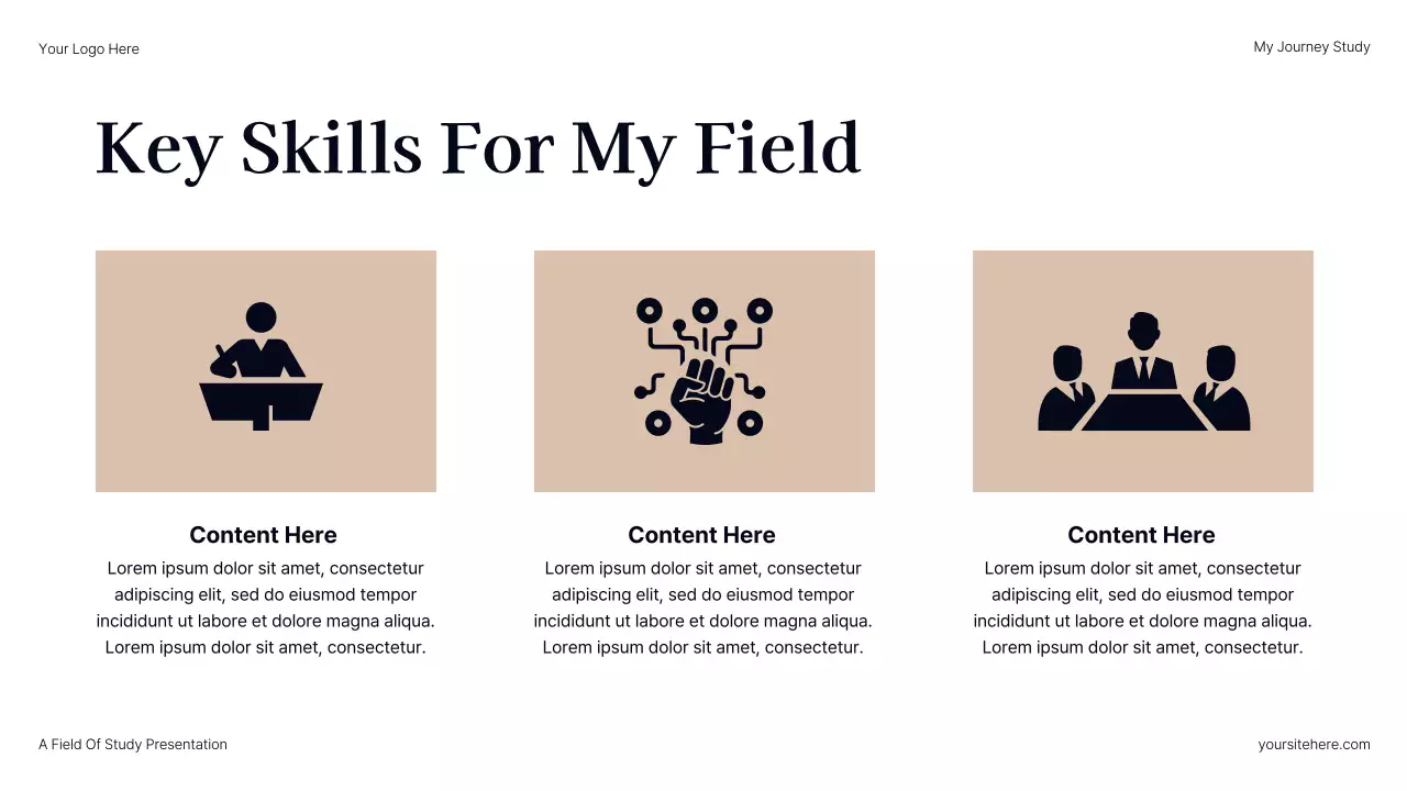 Grey Modern Career Path Presentation