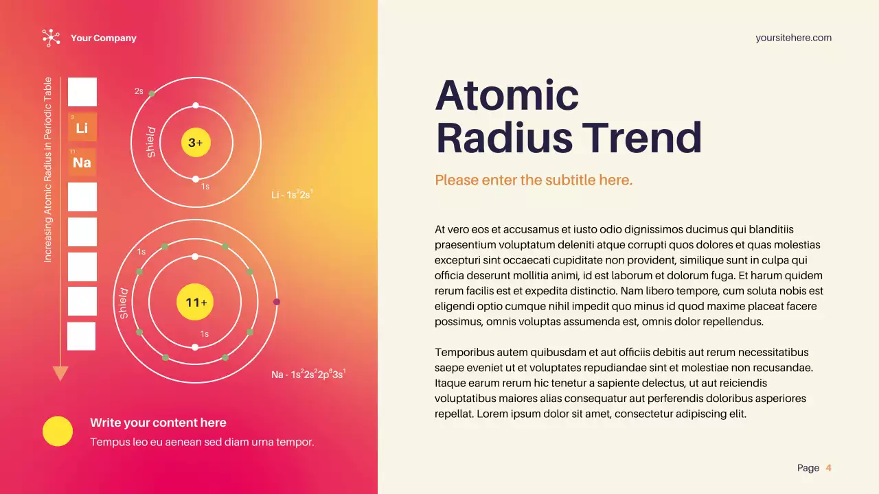Bài giảng Khoa học về Bảng tuần hoàn các nguyên tố hóa học hiện đại màu tím