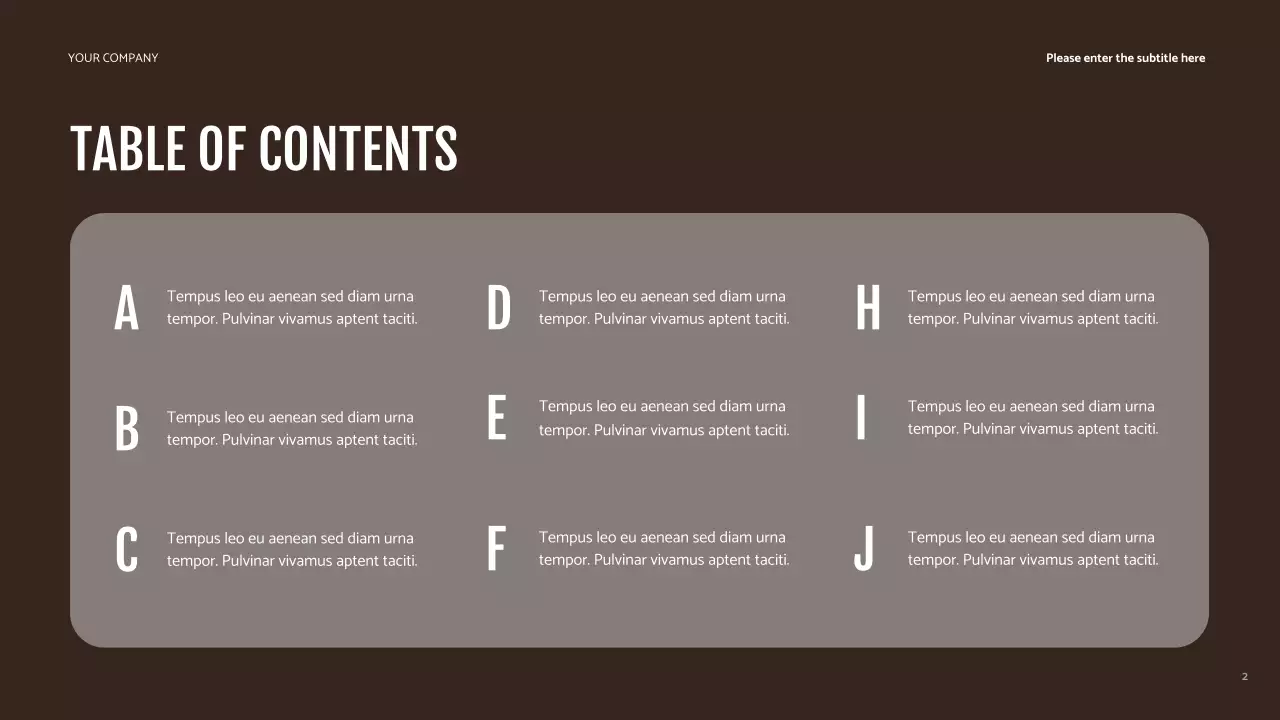 Presentasi Identitas Pengembangan Diri Modern Brown
