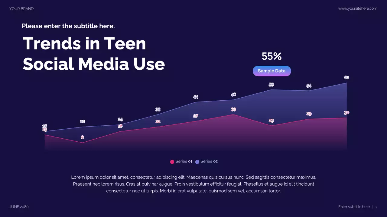 Purple Modern Social Media Presentation