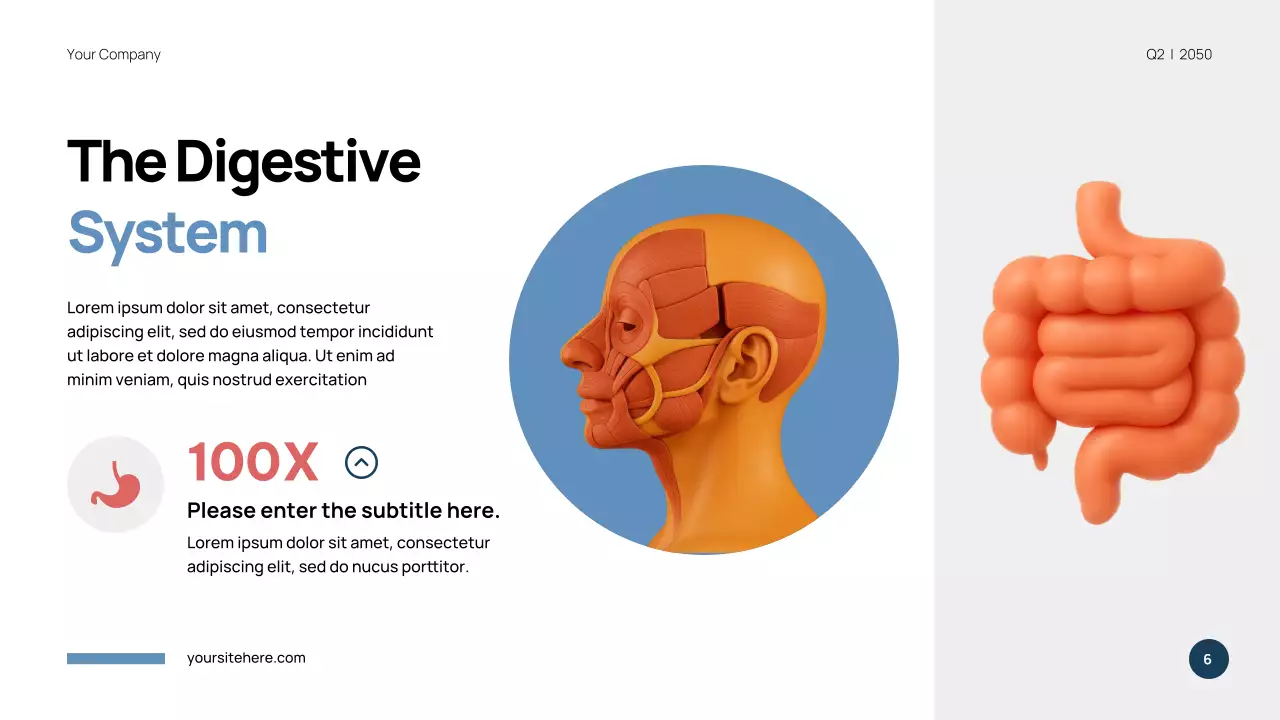 Blue Modern Anatomy Presentation