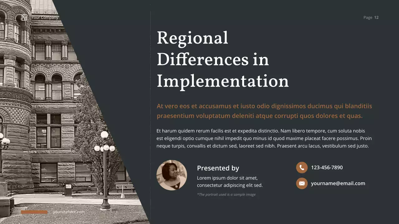 Brown Vintage American History Lecture Presentation