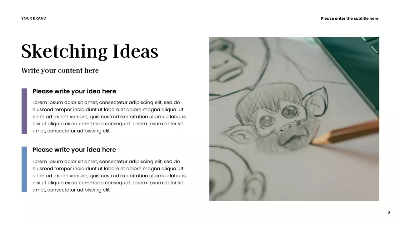 Brown Modern Creative Journey Presentation